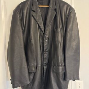 J.Ferrar Black Leather Jacket